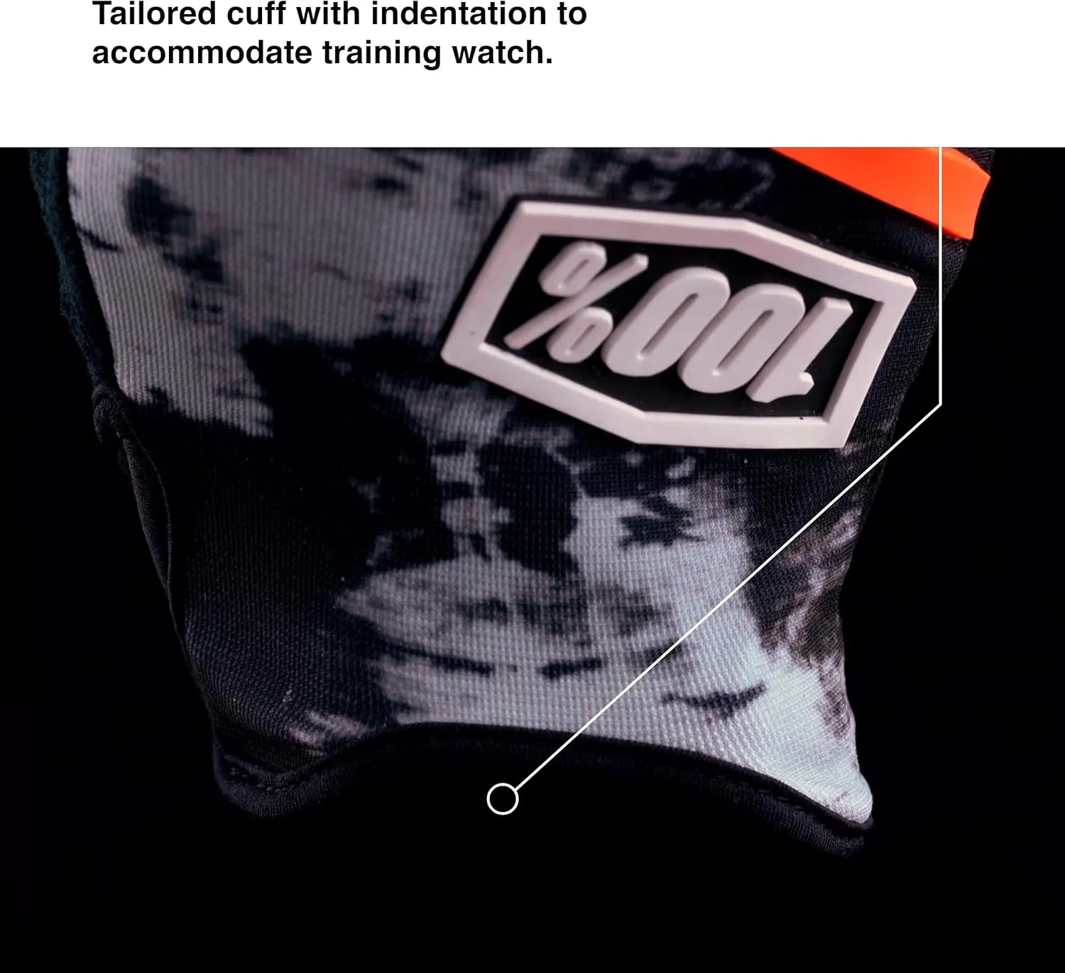 100% RIDECAMP Men's Motocross & Mountain Biking Gloves - Lightweight MTB & Dirt Bike Riding Protective Gear