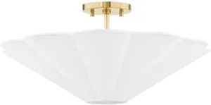 3 Light Semi-Flush Mount-20.25 inches Tall and 9.5 inches Wide 735-Bel-4926920