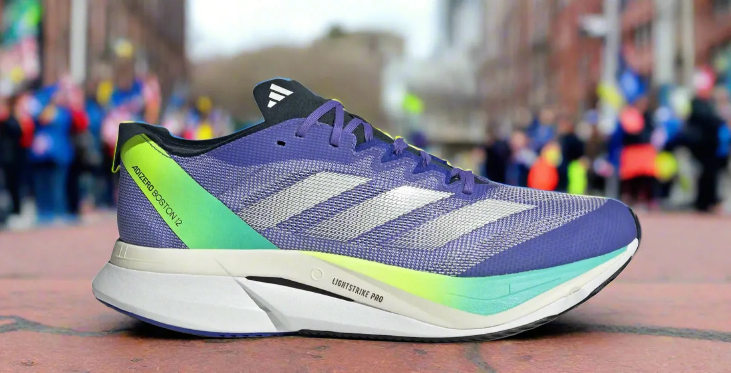 Adidas Adizero Boston 12 Cobalt Blue Sneakers Limited Tribute Edition
