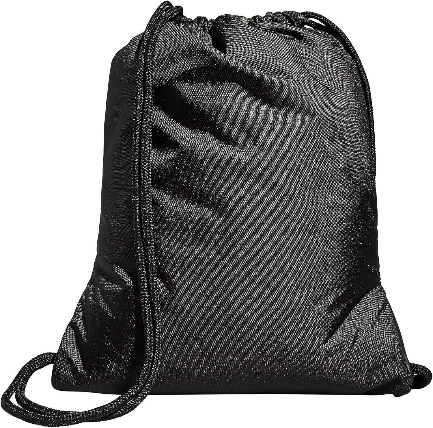 adidas Alliance Sackpack, Drawstring, Lightweight Small Gym Bag for Women, Soccer Backpack, Jersey Onix Grey/Black/White, One Size