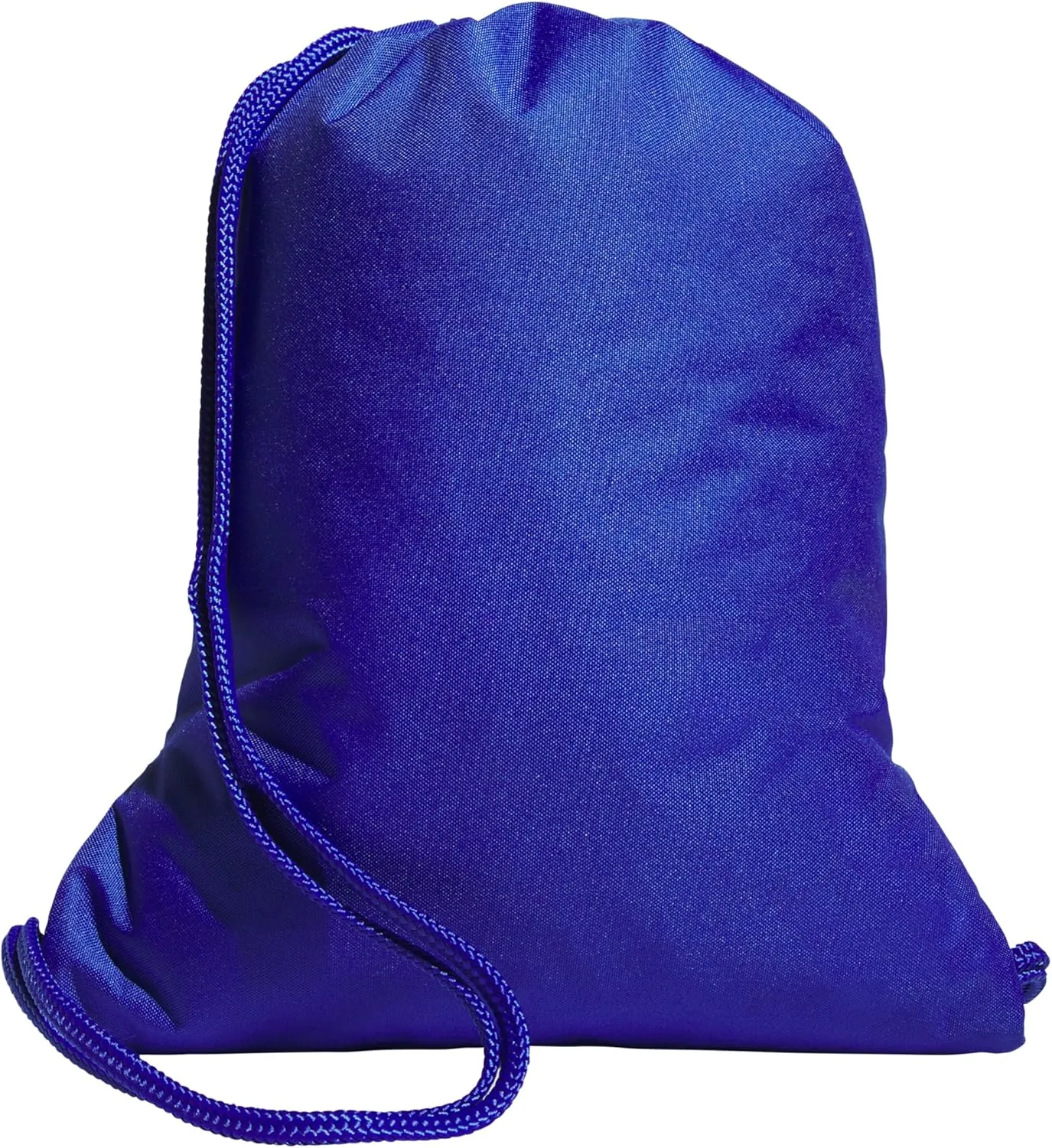 adidas Alliance Sackpack, Drawstring, Lightweight Small Gym Bag for Women, Soccer Backpack, Semi Lucid Blue/Silver Metallic/Blue Spark, One Size
