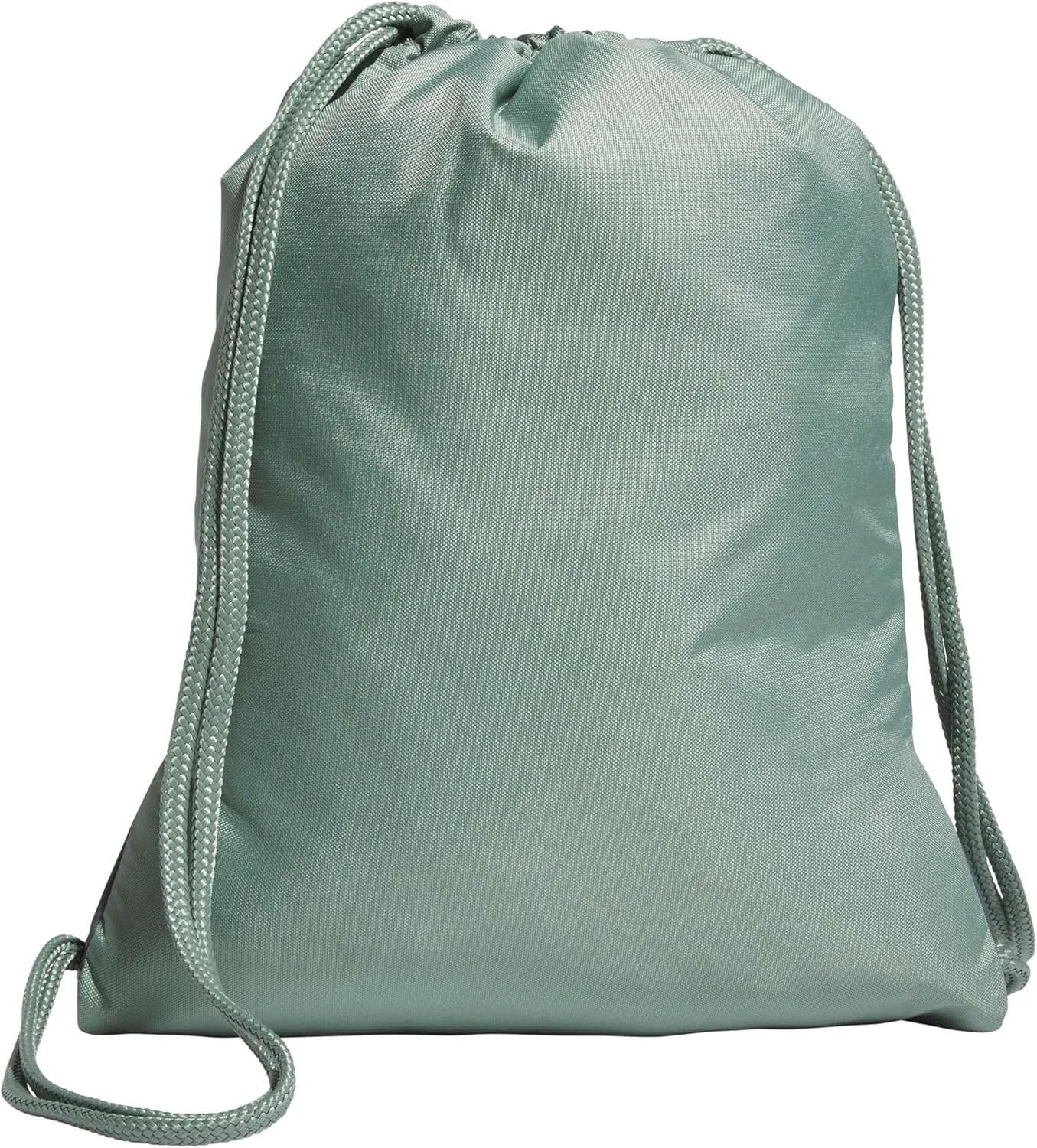 adidas Alliance Sackpack, Drawstring, Lightweight Small Gym Bag for Women, Soccer Backpack, Silver Green/White/Onix Grey, One Size