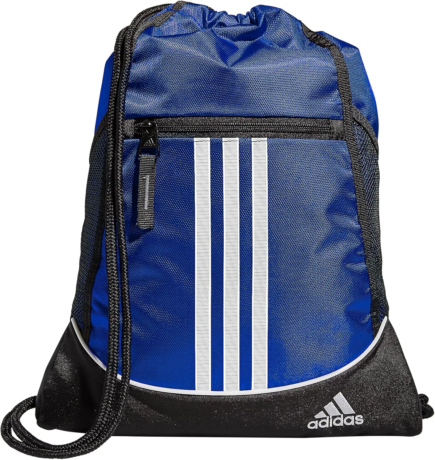adidas Alliance Sackpack, Drawstring, Lightweight Small Gym Bag for Women, Soccer Backpack, Team Royal Blue/Blue, One Size