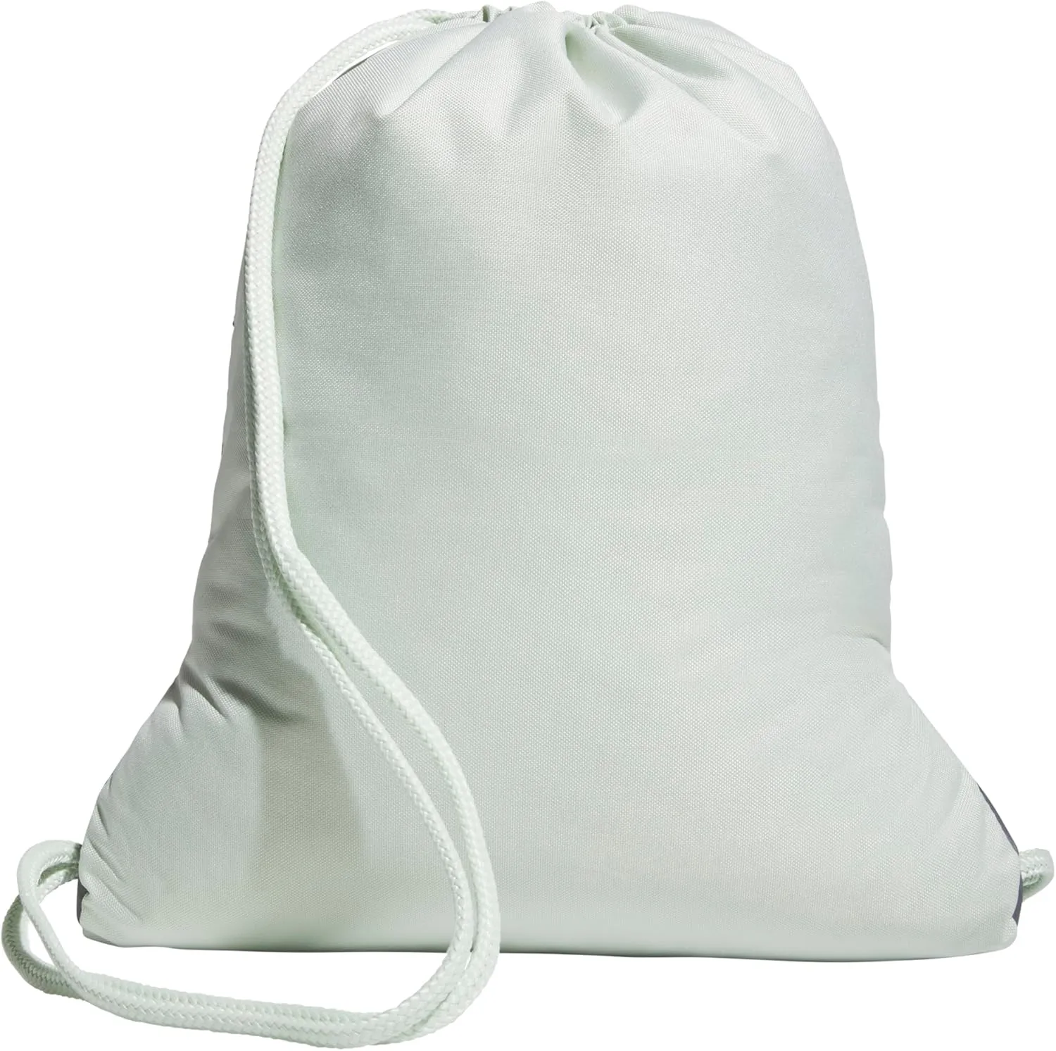adidas Alliance Sackpack, Drawstring, Lightweight Small Gym Bag for Women, Soccer Backpack, Two Tone White-Clear Onix/Linen Green, One Size