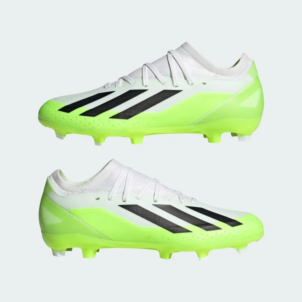 adidas Mens X Crazyfast.3 Firm Ground Soccer Cleats Cleated, Firm Ground - Black