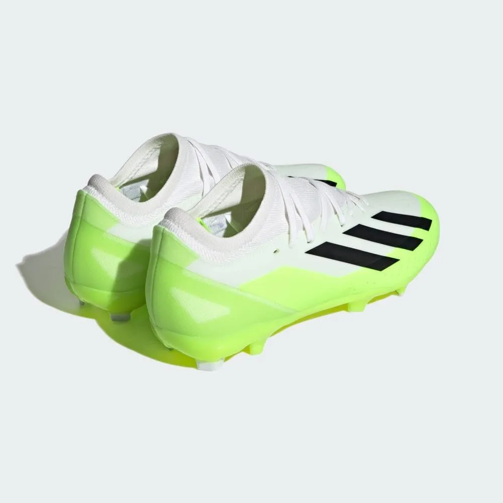 adidas Mens X Crazyfast.3 Firm Ground Soccer Cleats Cleated, Firm Ground - Black