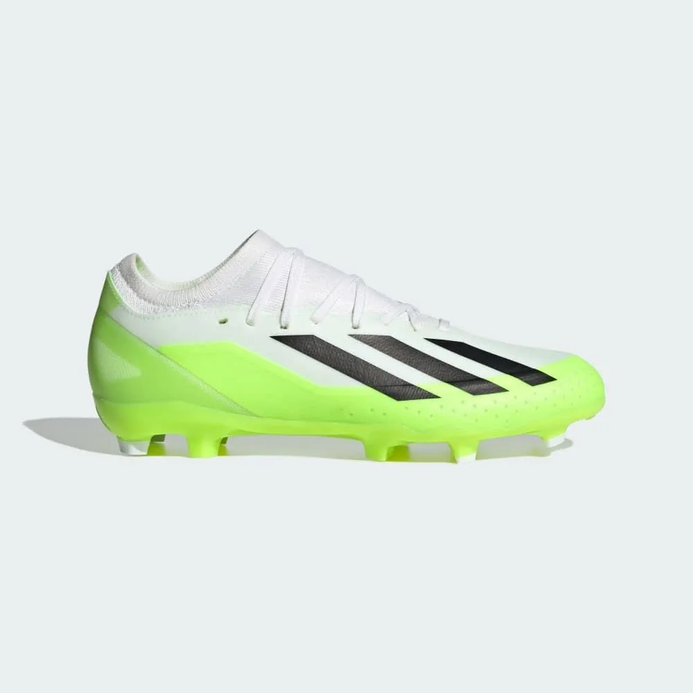 adidas Mens X Crazyfast.3 Firm Ground Soccer Cleats Cleated, Firm Ground - Black