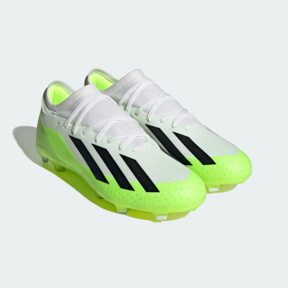 adidas Mens X Crazyfast.3 Firm Ground Soccer Cleats Cleated, Firm Ground - Black