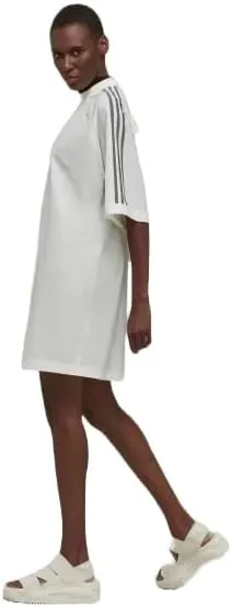 ADIDAS X Y-3 3-Stripes Women's Loose FIT TEE Dress, Off-White, Small