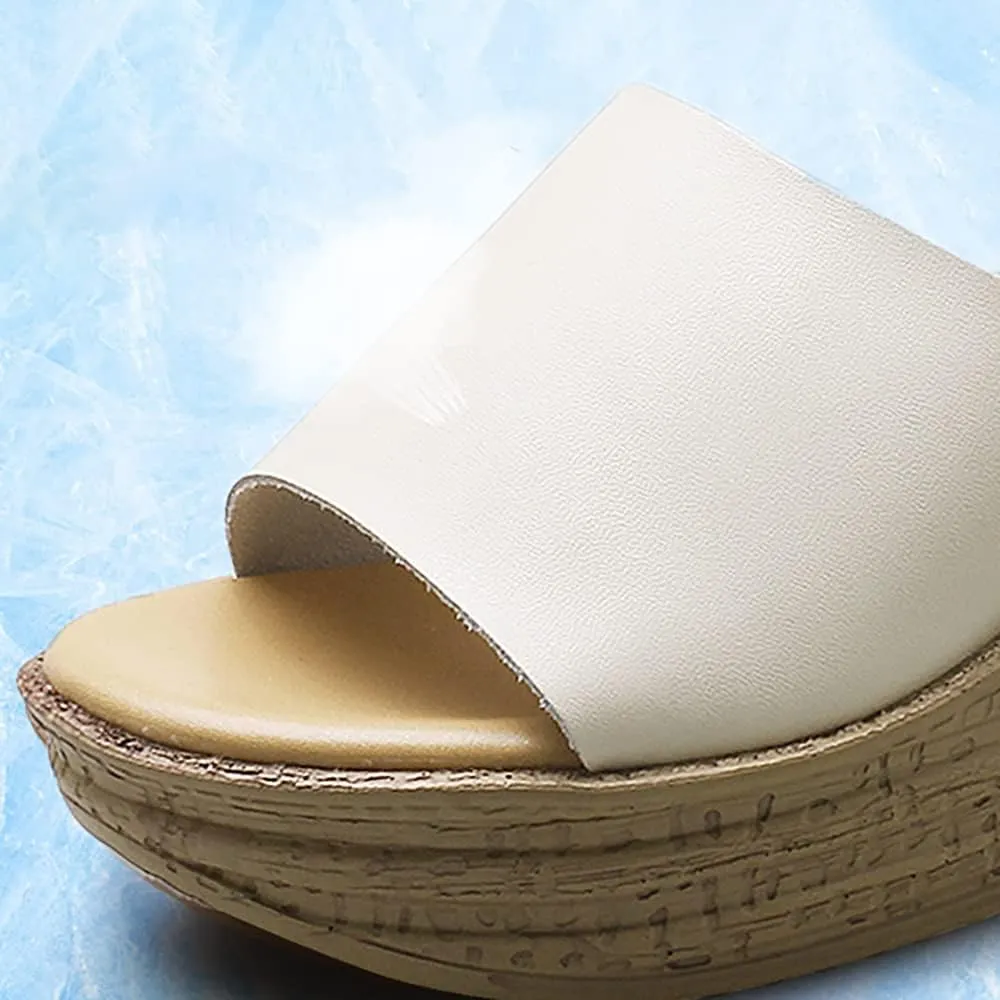 ailishabroy Women Slip on Espadrille Sandals Wedges Slides Sandals Flatform Open Toe