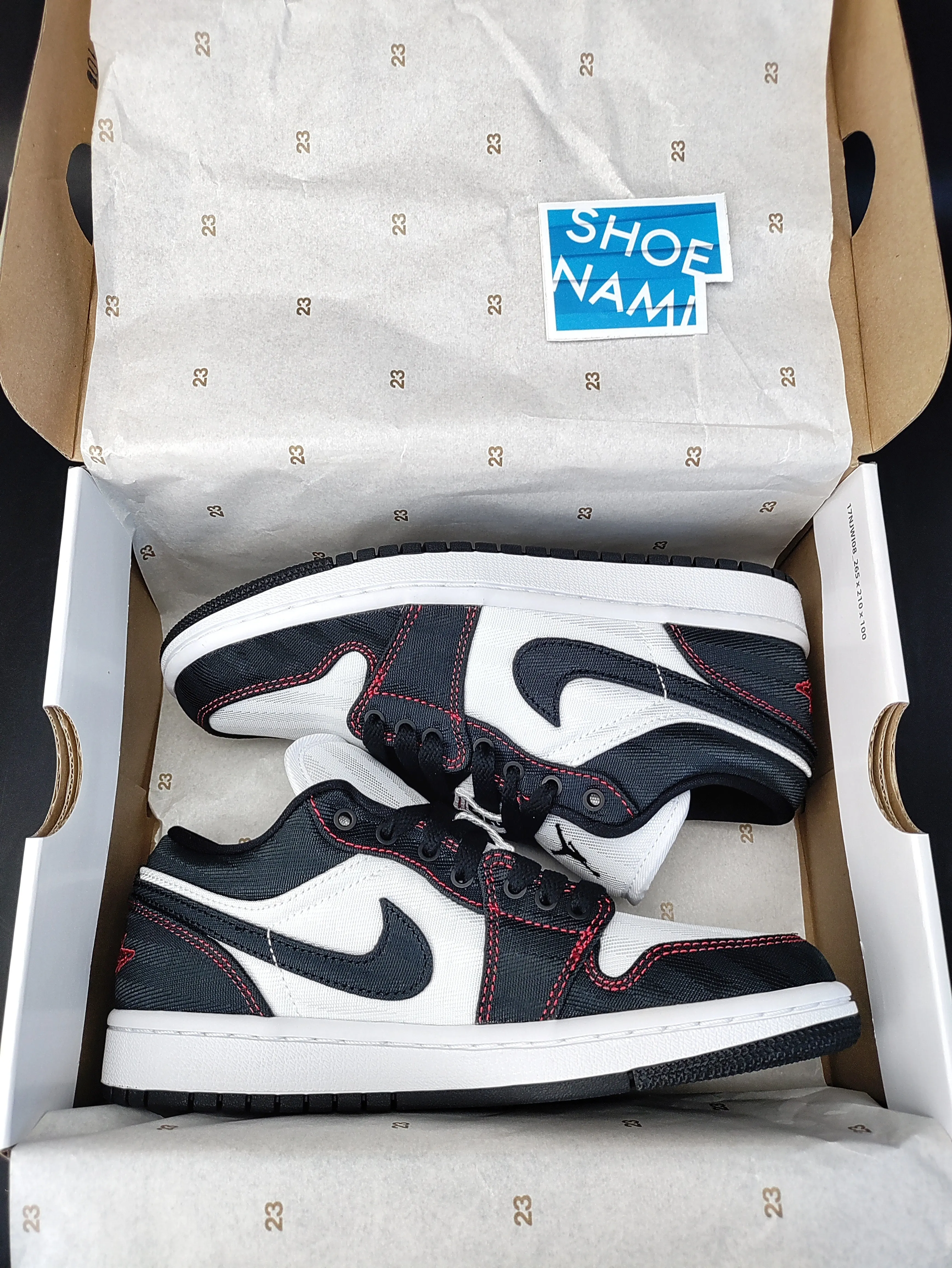 Air Jordan 1 Low SE Utility 'White/Black/Gym Red'