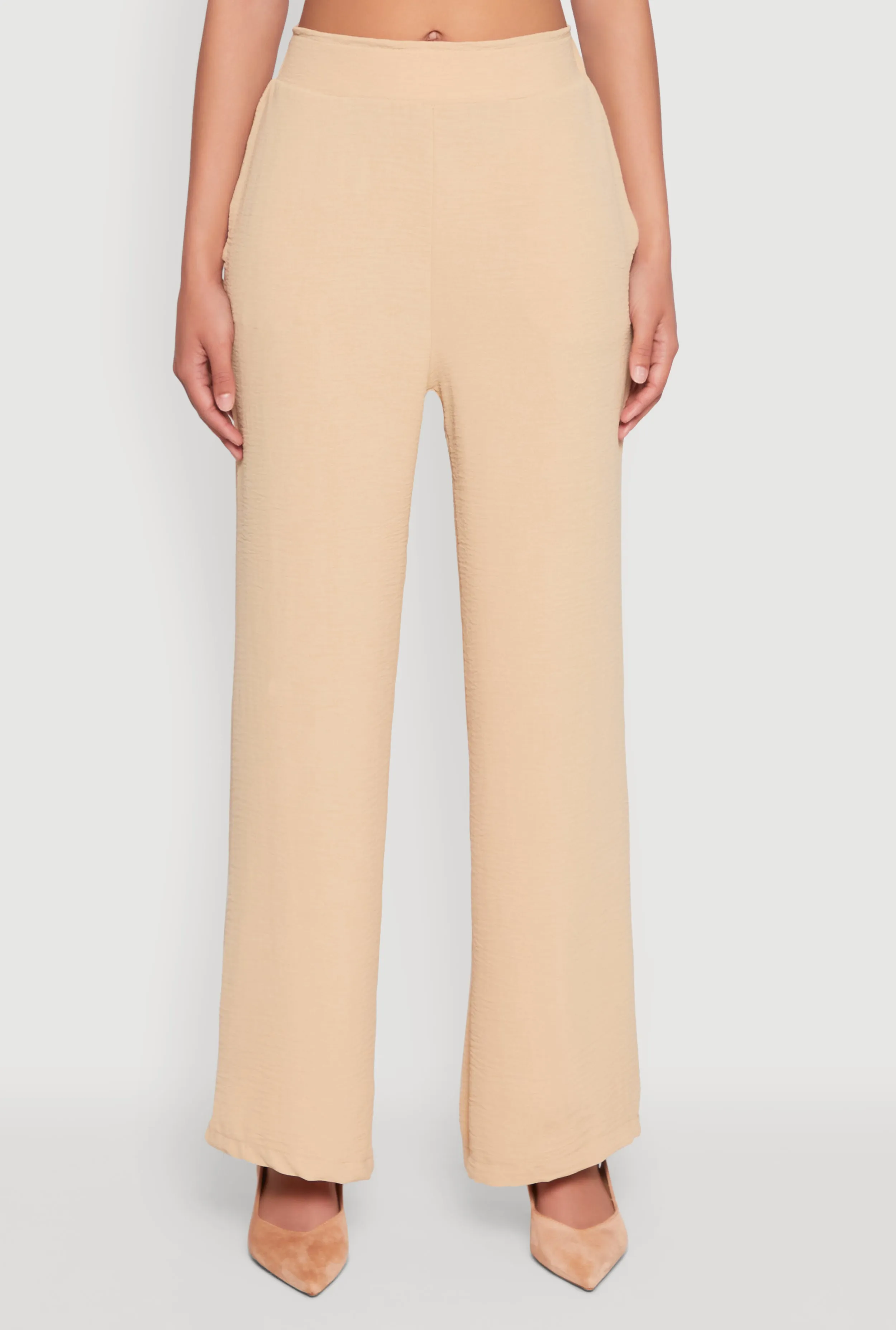 Airy Pull On Dress Pants
