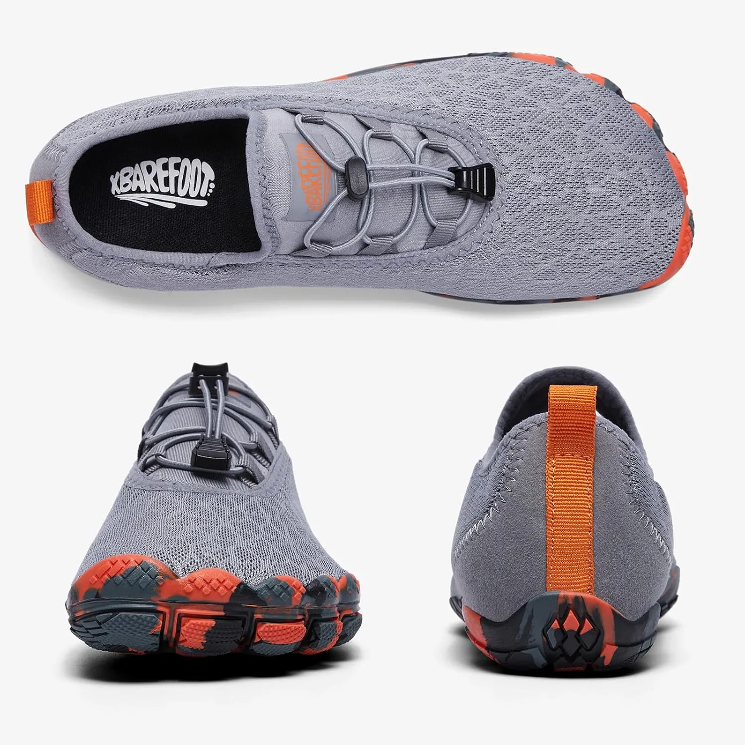 ALEADER Barefoot Water Shoes Men Non Slip Swim Beach Shoes for Hiking Walking River
