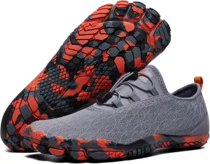 ALEADER Barefoot Water Shoes Men Non Slip Swim Beach Shoes for Hiking Walking River