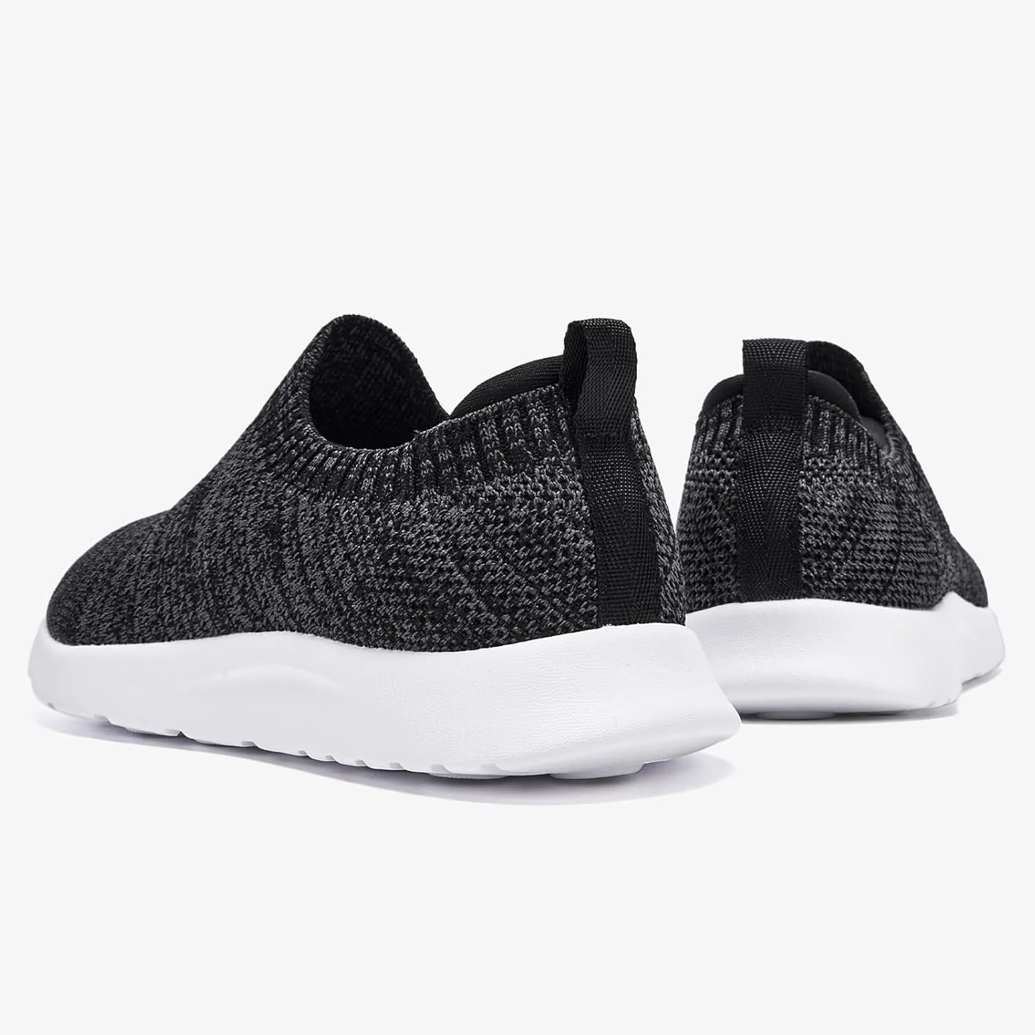 ALEADER Women's Slip On Comfort Walking Shoes, Lightweight Stretch Knit Sneakers Breathable Athletic Tennis