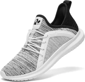 ALEADER Womens Slip On Walking Shoes, Comfort Slip On Tennis Shoes for Gym Workout Fashion Sneakers