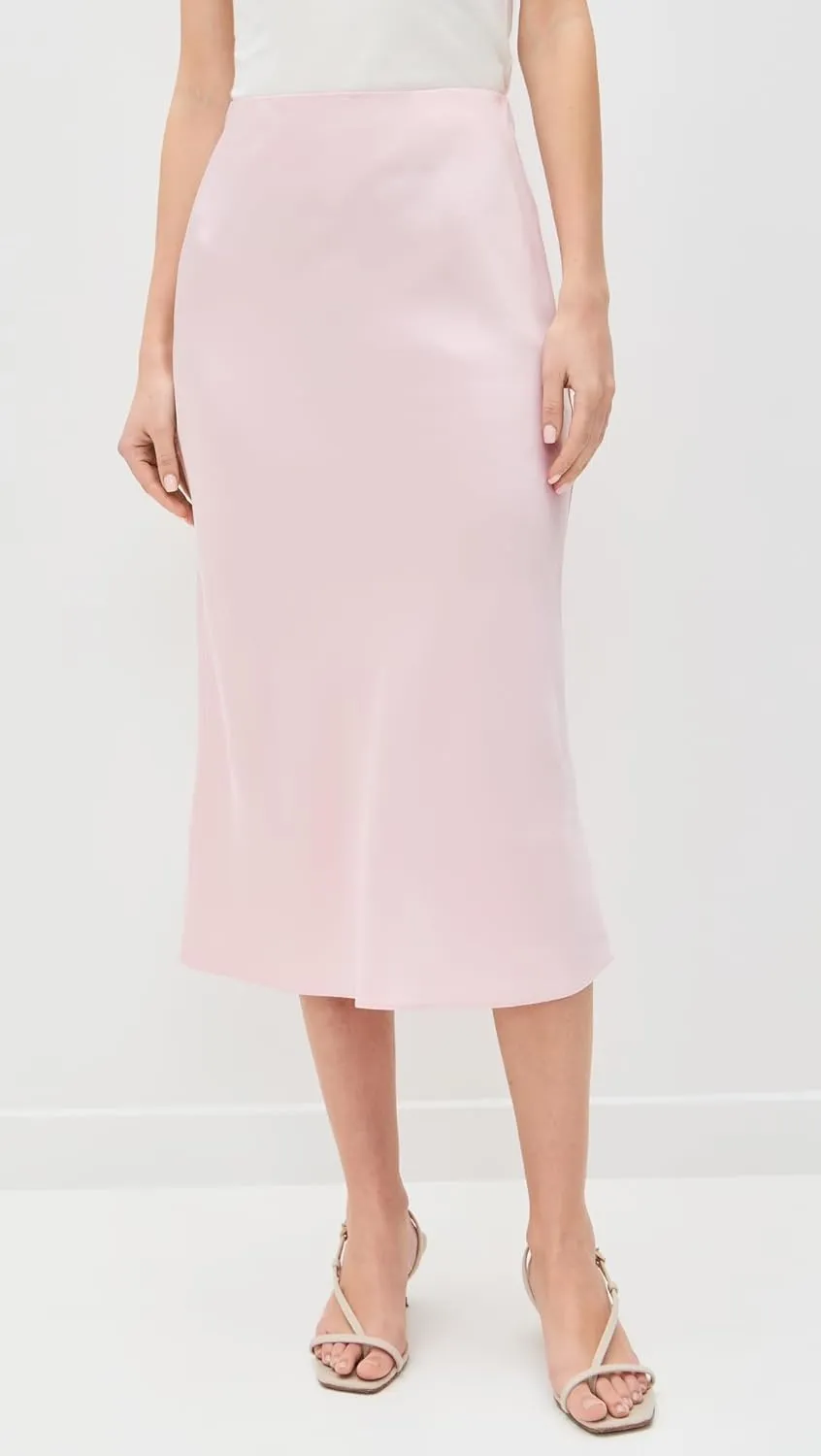 alice   olivia Women's Maeve Mid-Length Slip Skirt