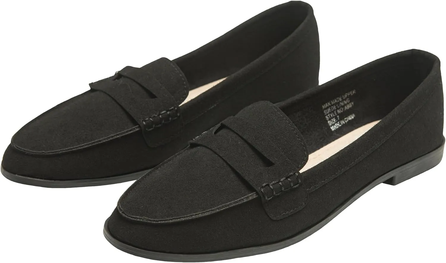 Alpine Swiss Abby Womens Penny Loafers Slip On Flats Comfortable Office Shoes