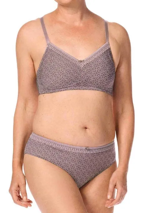 Amoena Liz Brief - Mauve/ Multi 45053