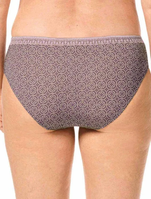 Amoena Liz Brief - Mauve/ Multi 45053