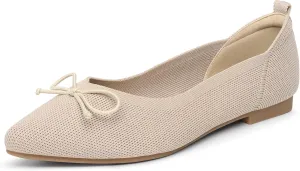 Ankis Ballet Flats Shoes for Women Dressy Comfortable, Pointed Toe Casual Work Flats for Women Foldable