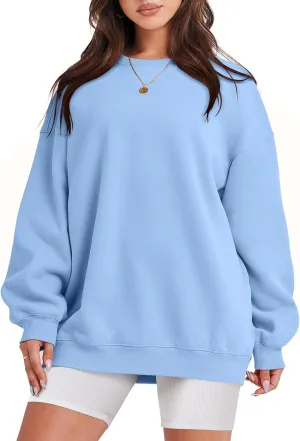 ANRABESS Oversized Sweatshirt for Women Crewneck Y2K Hoodies Fleece Casual Comfy Pullover Top Fall Outfits Clothes 2025