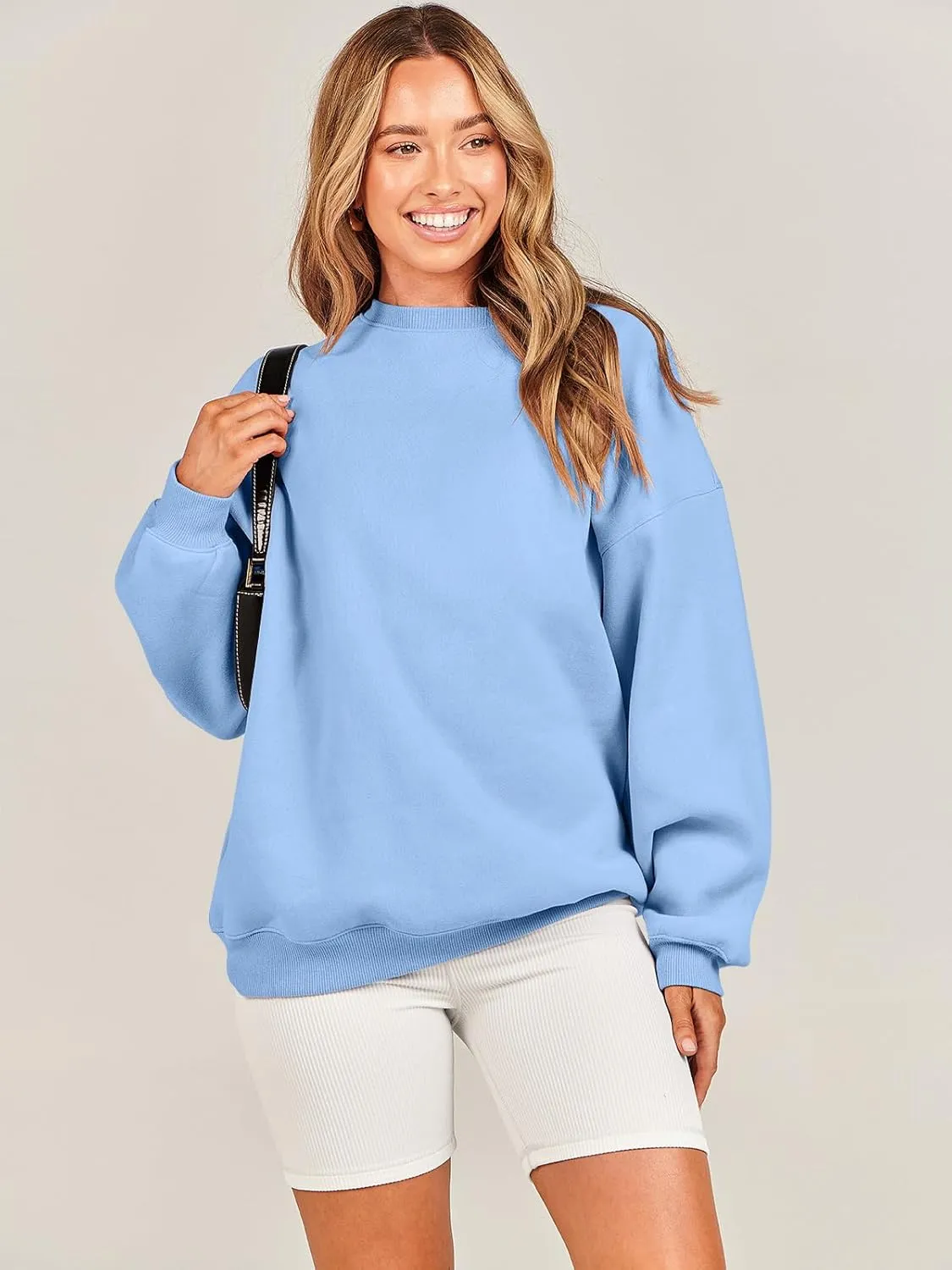 ANRABESS Oversized Sweatshirt for Women Crewneck Y2K Hoodies Fleece Casual Comfy Pullover Top Fall Outfits Clothes 2025
