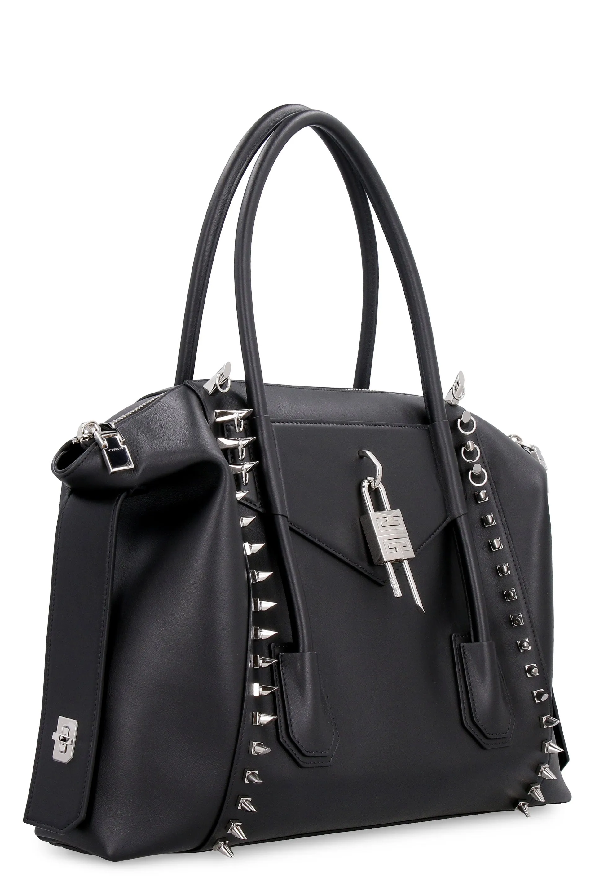 Antigona Lock Soft leather tote