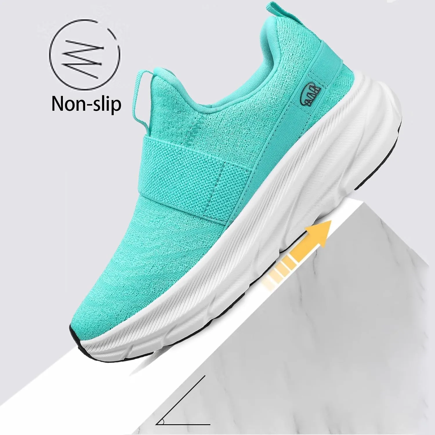AOE Womens Fashion Walking Running Shoes Ultra Breathable Lightweight Mesh Tennis Shoes Non Slip Workout Gym Sneakers
