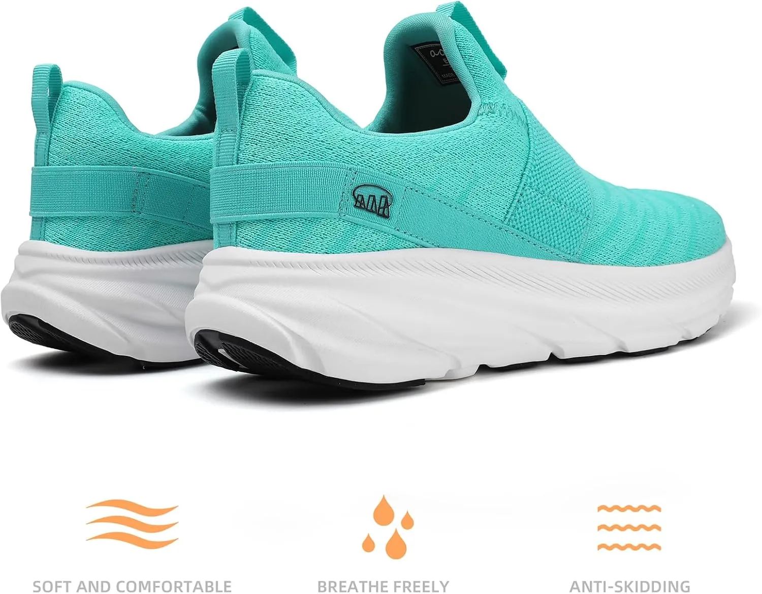 AOE Womens Fashion Walking Running Shoes Ultra Breathable Lightweight Mesh Tennis Shoes Non Slip Workout Gym Sneakers