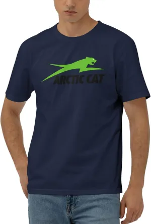 Arctic Cat Logo T-Shirt Men's Classic Basic Homecoming Basic Spring Short Sleeve Tops