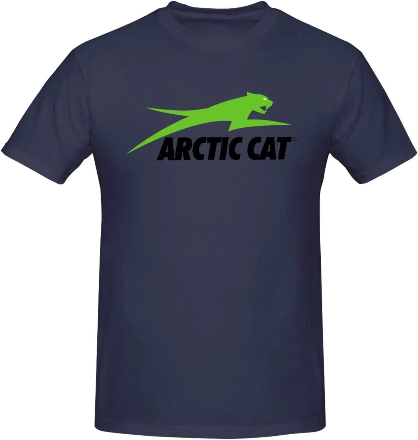 Arctic Cat Logo T-Shirt Men's Classic Basic Homecoming Basic Spring Short Sleeve Tops