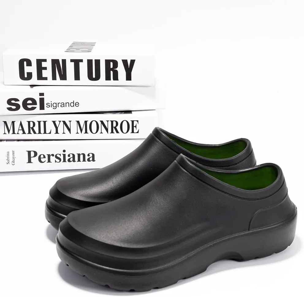 Armadillo Chef Shoes Men Women Chef Shoes for Women Men Slip On Chef Clogs for Men Slip Resistant Waterproof Work Shoes Lightweight Kitchen Nurse Shoes
