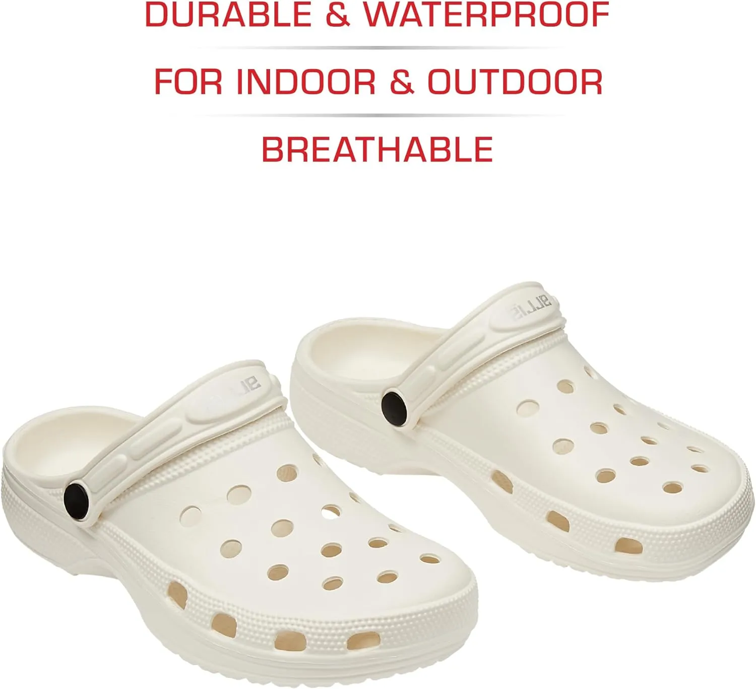 ARRIA AirClog Chunk & Classic Shoes, Unisex, Lightweight Slip-On Clogs with 360° Comfort, Breathable, Quick-Dry, Customizable Charms for Travel, Beach, Nurses, Gym & Home