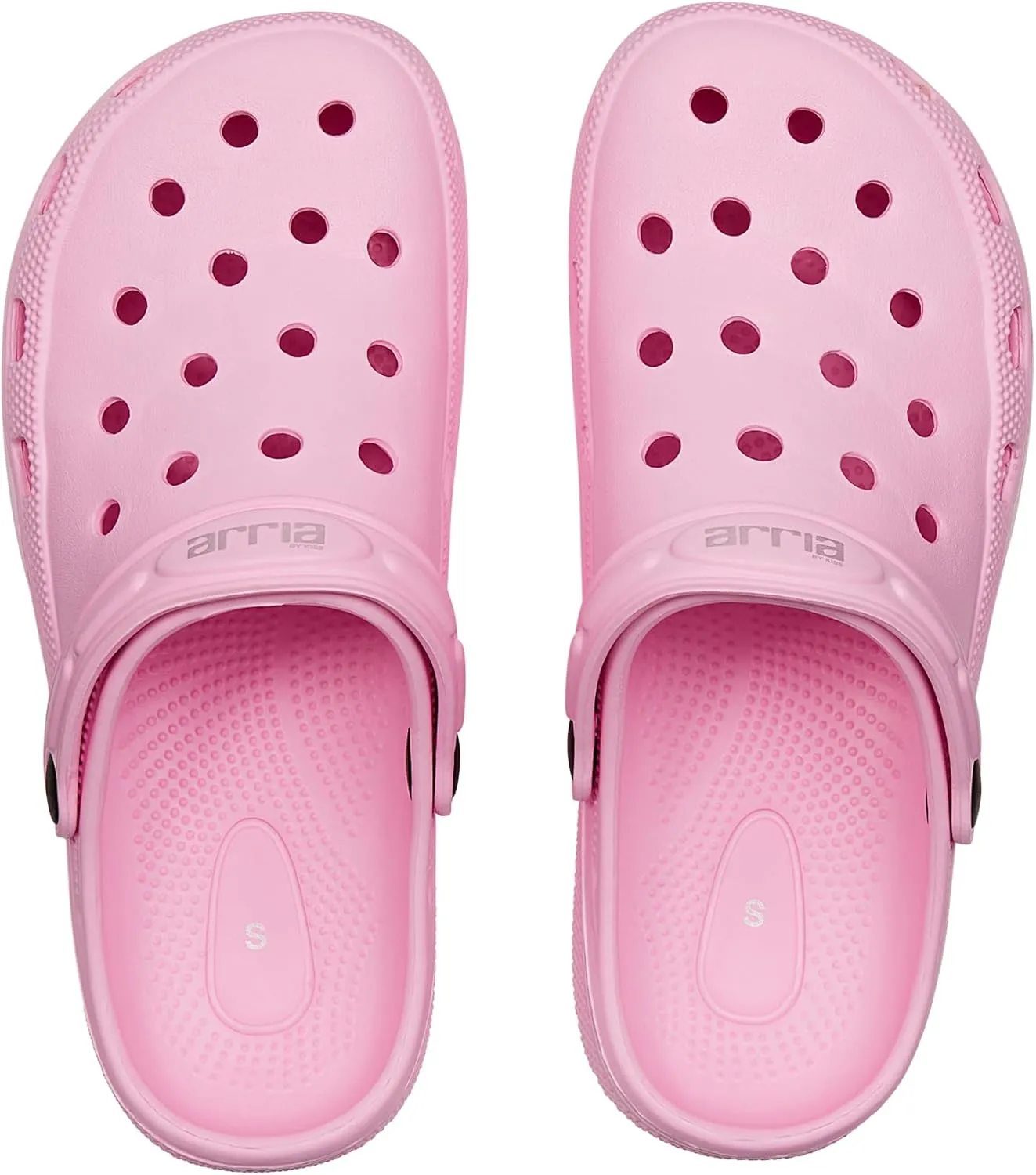 ARRIA AirClog Chunk & Classic Shoes, Unisex, Lightweight Slip-On Clogs with 360° Comfort, Breathable, Quick-Dry, Customizable Charms for Travel, Beach, Nurses, Gym & Home