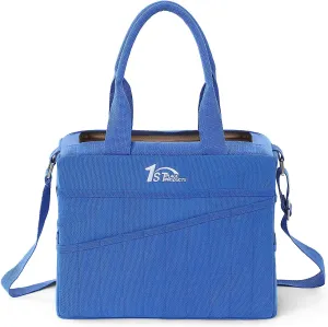 Art Craft Supply & Pottery Bag – 36 Pockets – Detachable Shoulder Strap - Handles – Removable Padded Divider - Washable – Tools, Knitting, Crochet, Yarn, Sewing, Scrapbooking, Clay, Tote