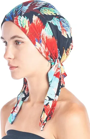 Ashford & Brooks Pre Tied Bandana Turban Chemo Head Scarf Sleep Hair Cover Hat