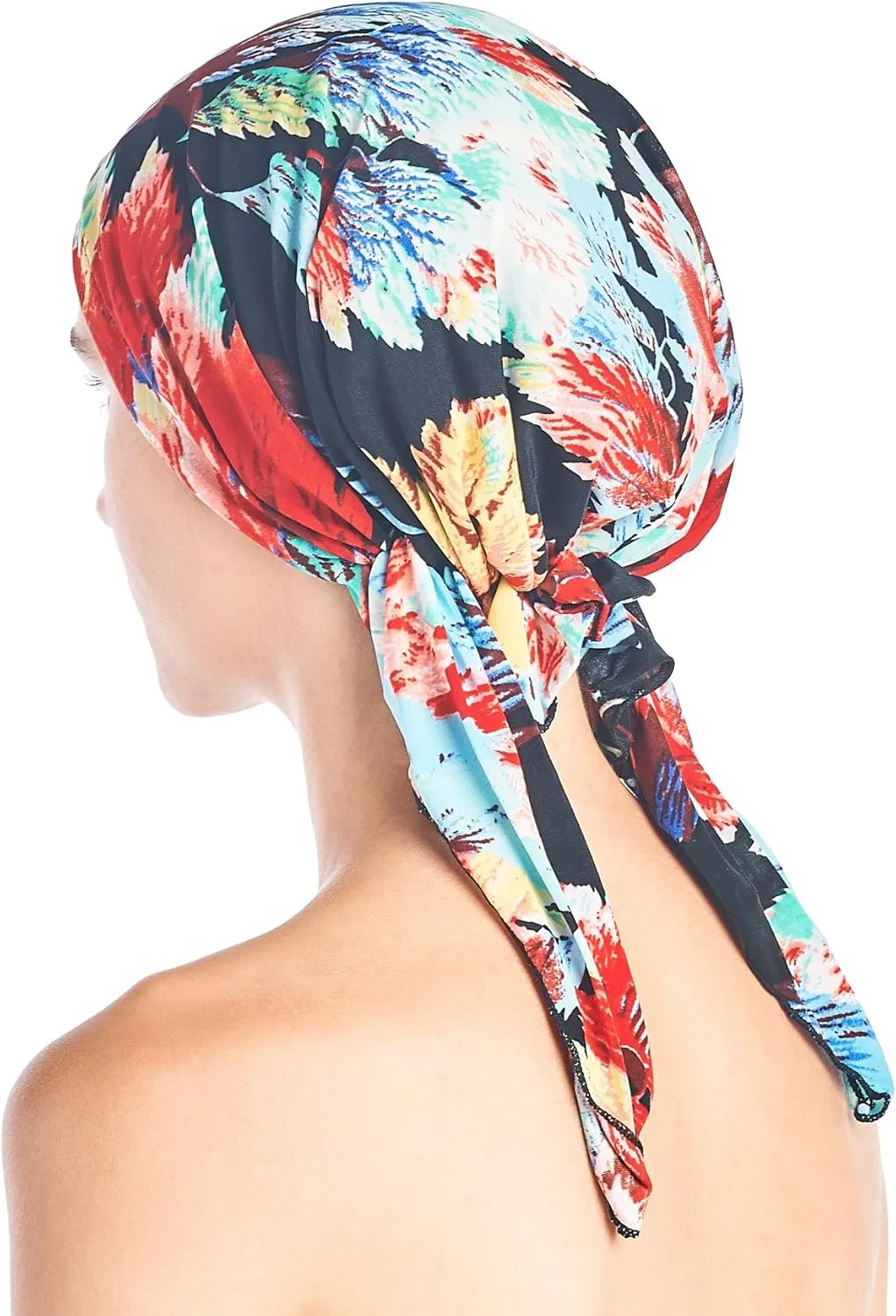 Ashford & Brooks Pre Tied Bandana Turban Chemo Head Scarf Sleep Hair Cover Hat