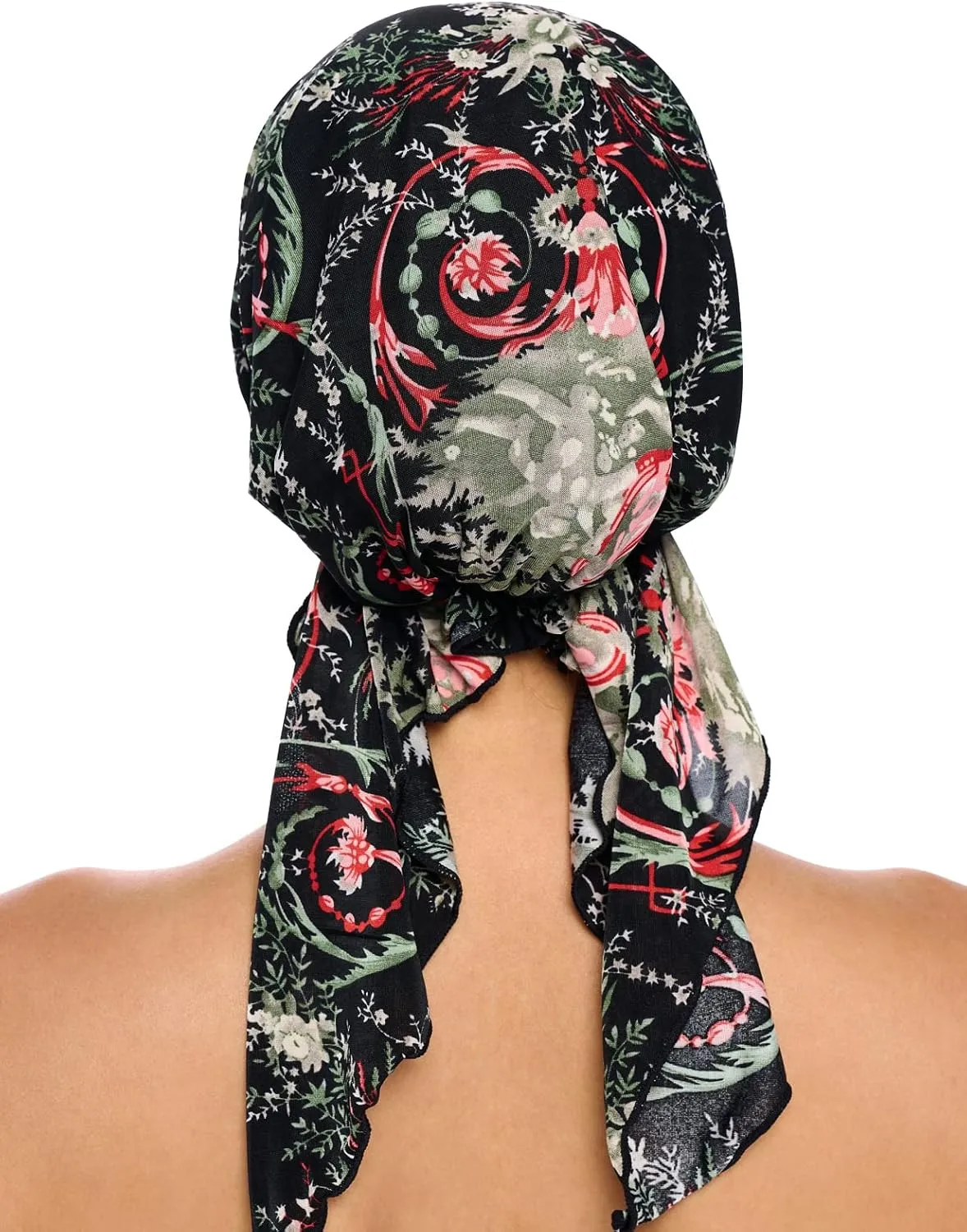 Ashford & Brooks Pre Tied Bandana Turban Chemo Head Scarf Sleep Hair Cover Hat