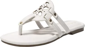 Athlefit Womens Flat Sandals Flip Flops Casual Slip on Comfortable Thong Beach Sandal for Women Dressy