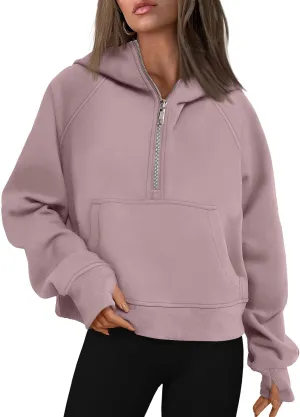 AUTOMET Womens Hoodies Fleece Fall Fashion Outfits Workout Sweatshirts Winter Jackets Oversized Pullover Tops Clothes 2025
