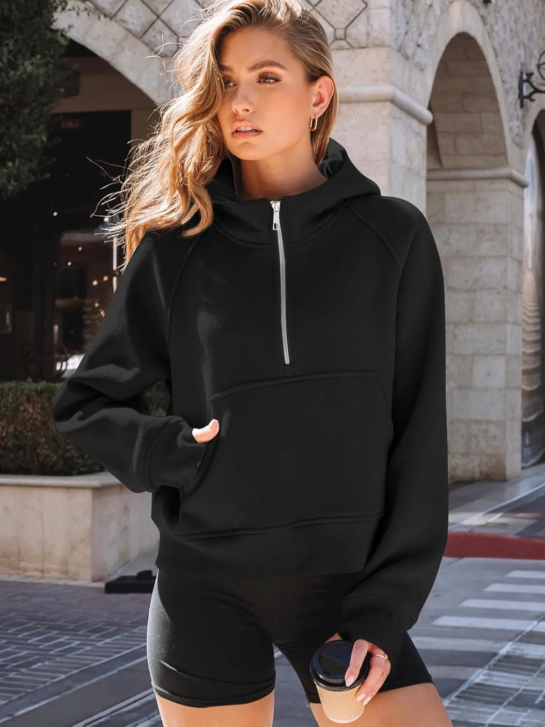 AUTOMET Womens Hoodies Fleece Fall Fashion Outfits Workout Sweatshirts Winter Jackets Oversized Pullover Tops Clothes 2025