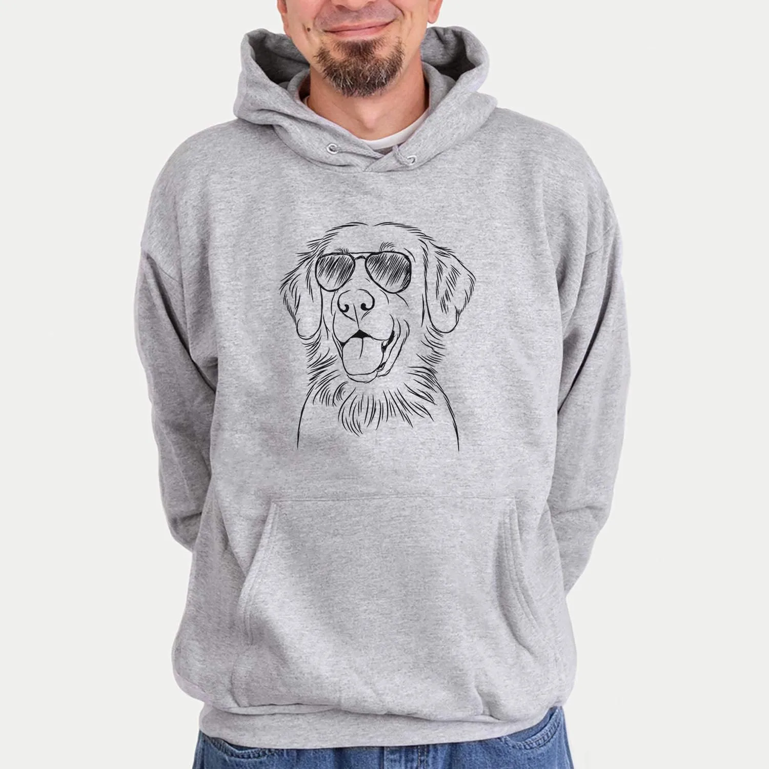 Aviator Raisin The Flat-Coated Retriever Dog Triblend T-Shirt