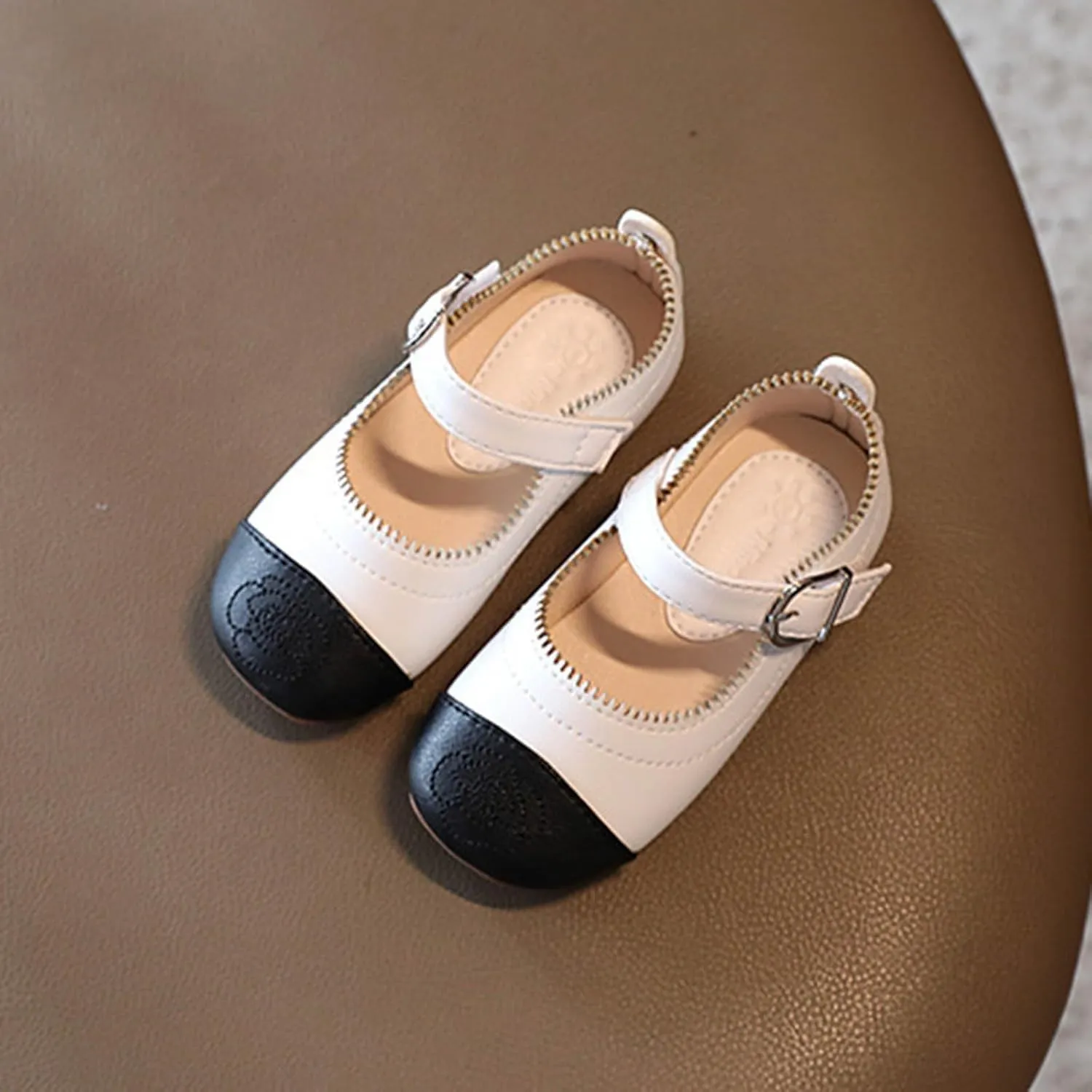 Baby Infant Leather Soft Closed Toe Sandals Adjusted Strap Ankle Summer Shoes Toddler Newborn Flat Non Slip Sandals