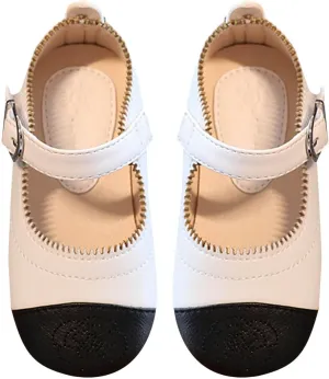 Baby Infant Leather Soft Closed Toe Sandals Adjusted Strap Ankle Summer Shoes Toddler Newborn Flat Non Slip Sandals