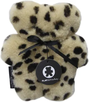 Baby Leopard 100% Australian Sheepskin Small Teddy Bear