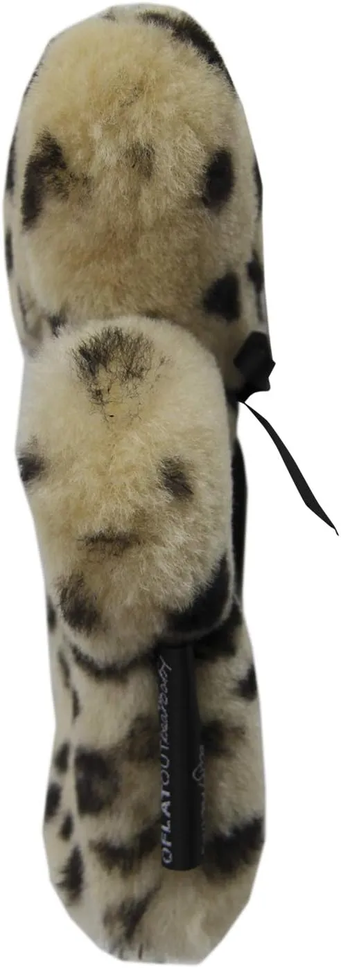 Baby Leopard 100% Australian Sheepskin Small Teddy Bear
