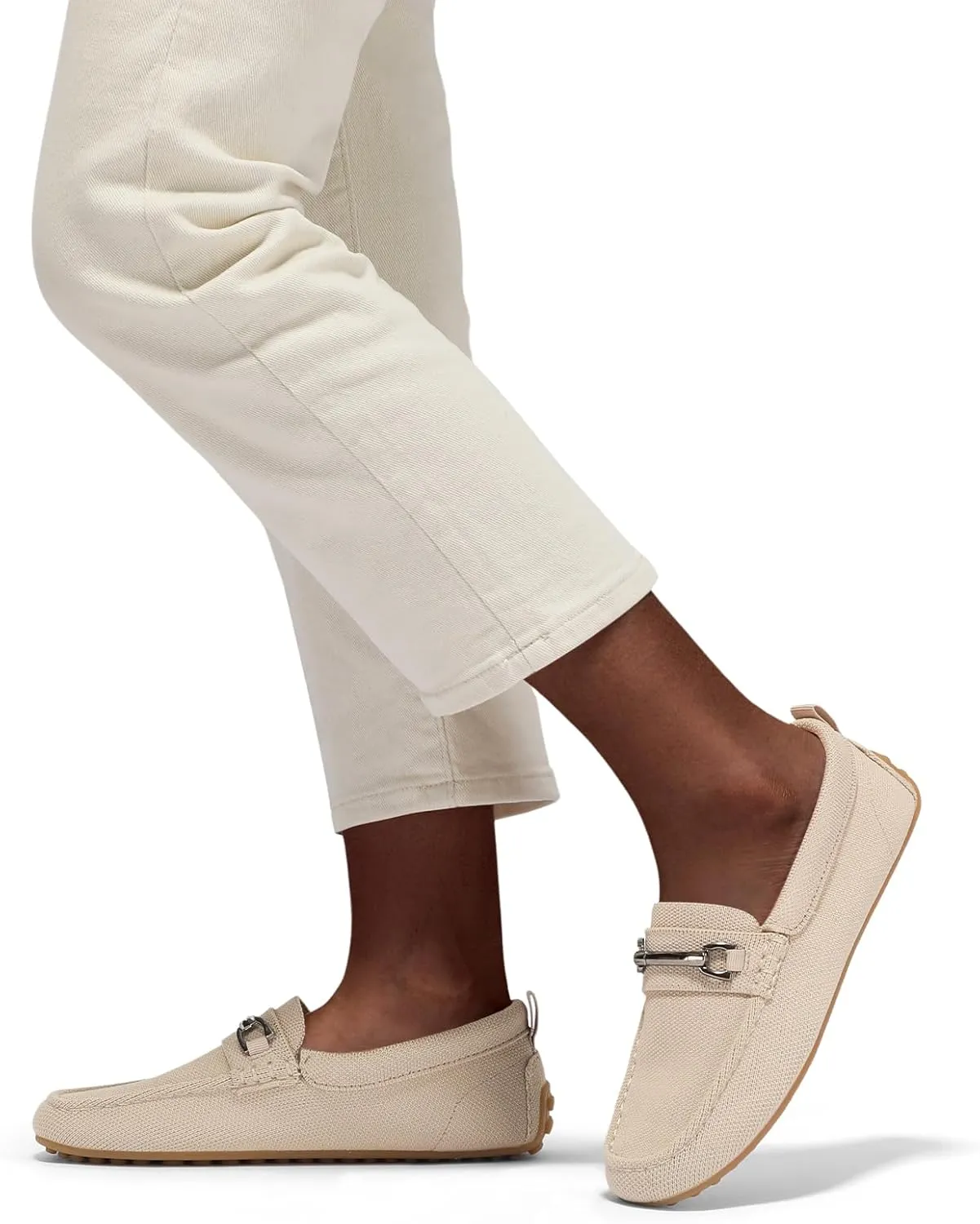 Bacia Knit Womens Loafers Comfortable Flat Dress Shoes for Office Work
