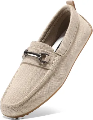 Bacia Knit Womens Loafers Comfortable Flat Dress Shoes for Office Work
