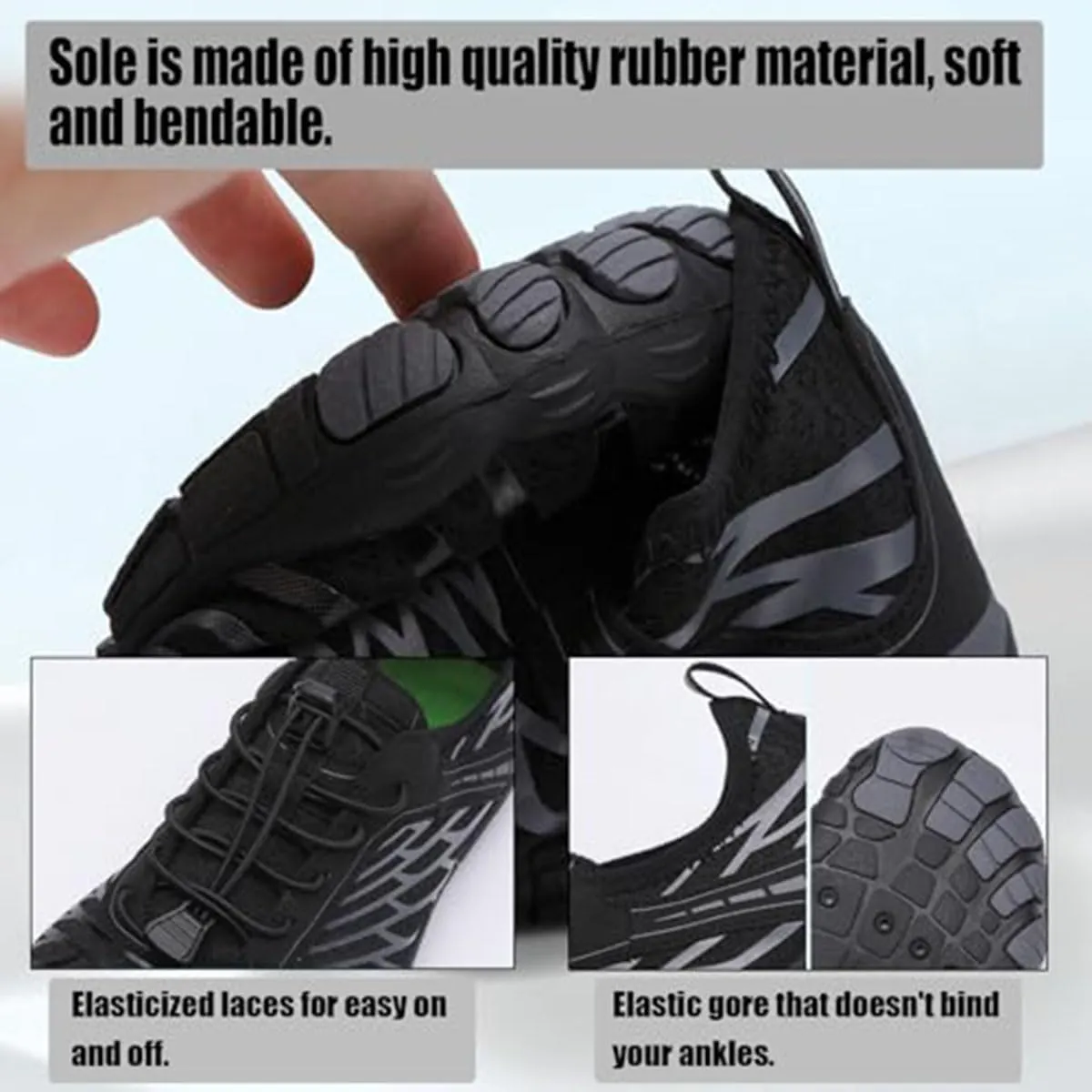 Barefoot Slip On Water Shoes for Women & Men - Wide Width